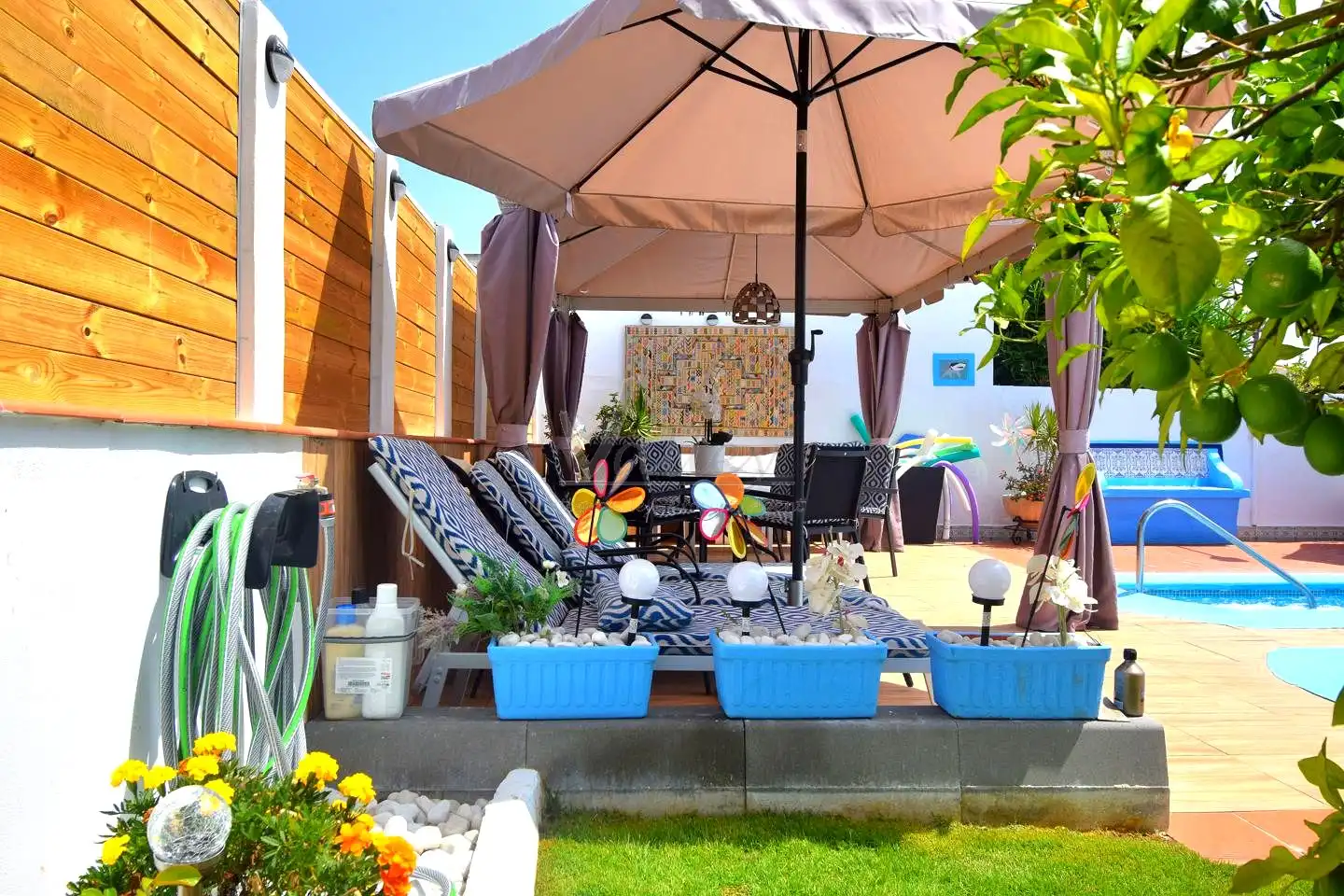 Terraza de Casa o chalet de alquiler en Sotogrande con Jardín privado, Terraza y Trastero
