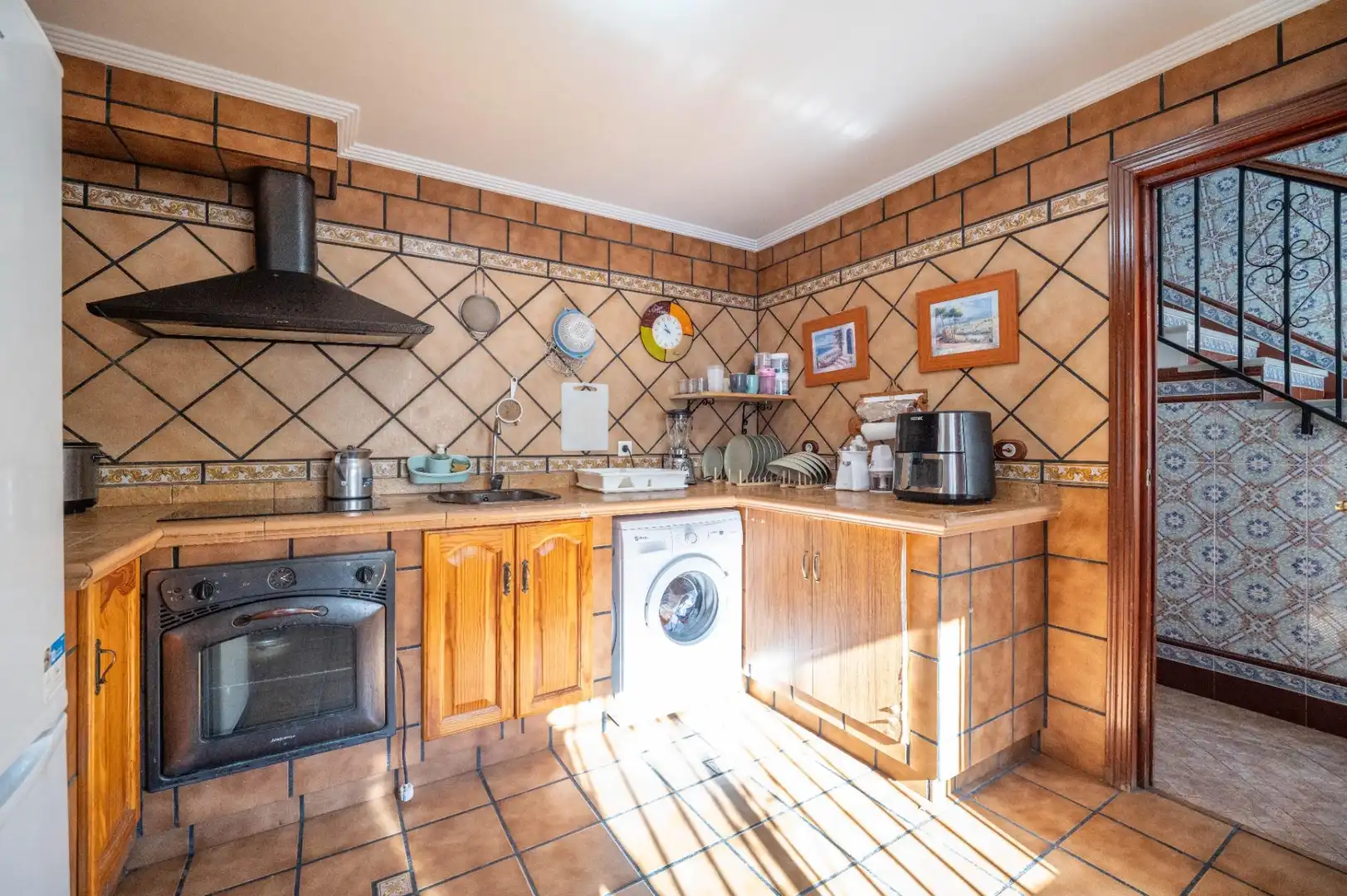 Cuina de Casa o xalet en venda en Las Gabias amb Aire condicionat i Balcó
