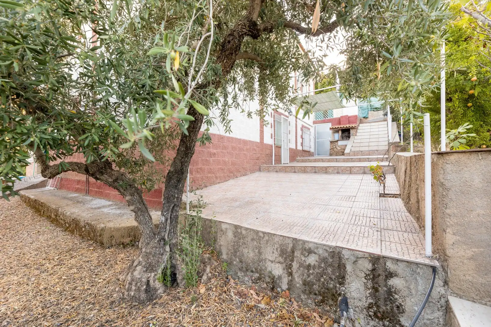 Vista exterior de Casa o xalet en venda en Cogollos de la Vega amb Jardí privat, Terrassa i Traster