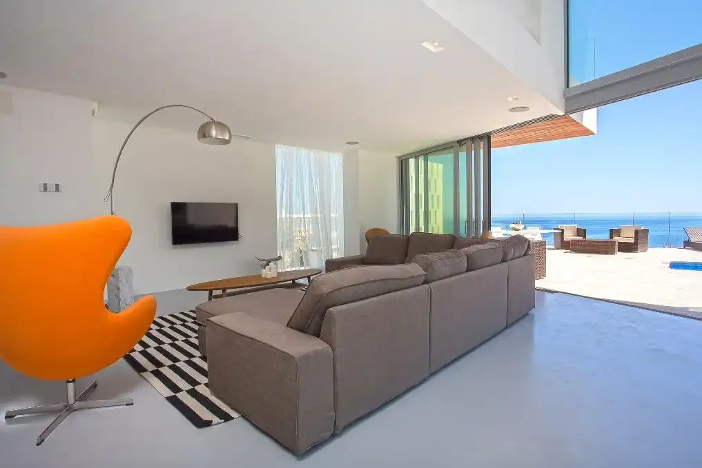 Sala d'estar de Casa o xalet en venda en Jávea / Xàbia amb Aire condicionat, Calefacció i Jardí privat