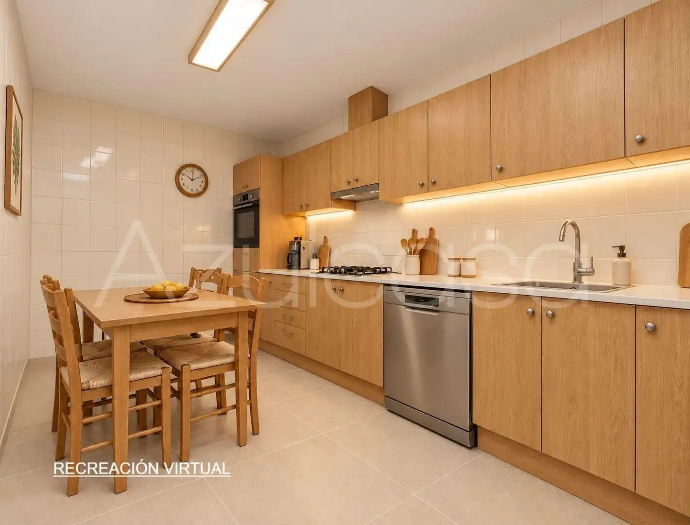 Cocina de Piso en venta en Castalla, Alicante