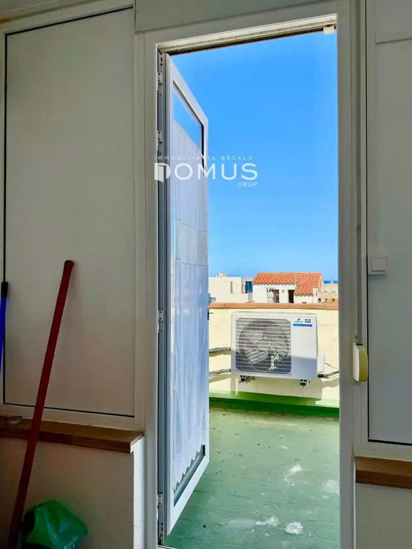 Terrasse von Maisonette zur Miete in L'Escala mit Klimaanlage, Heizung und Terrasse