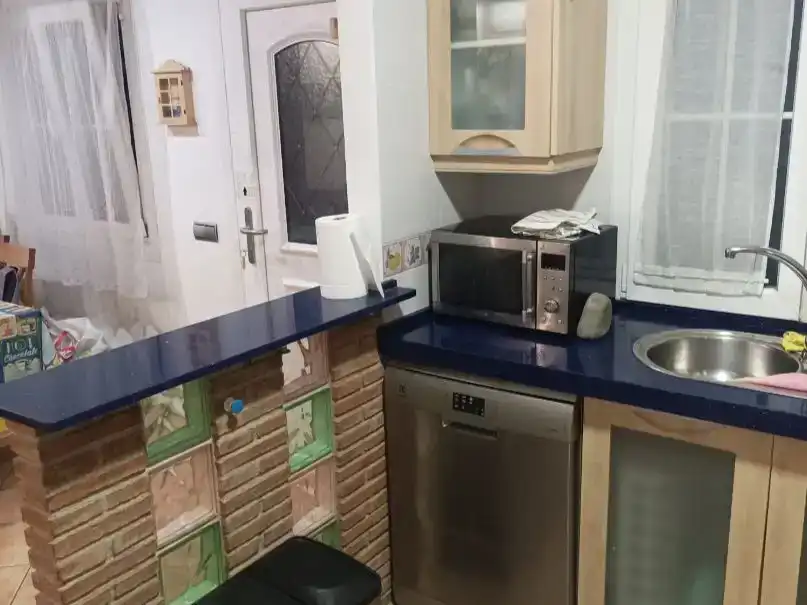 Cuina de Casa adosada de lloguer en Vélez-Málaga amb Balcó
