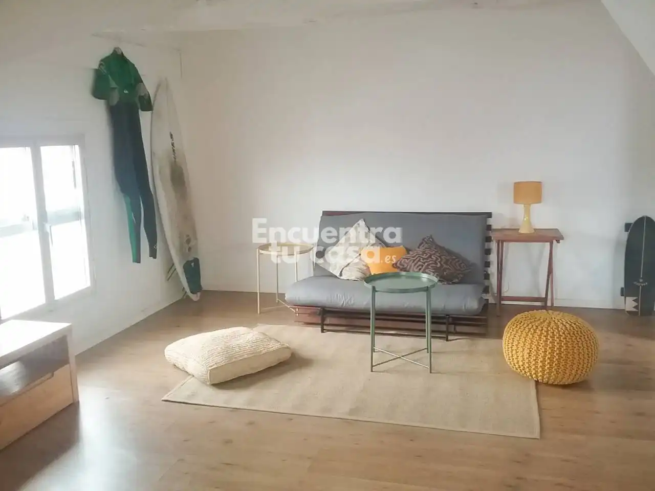 Sala de estar de Ático en venta en Ciboure con Calefacción, Parquet y Amueblado