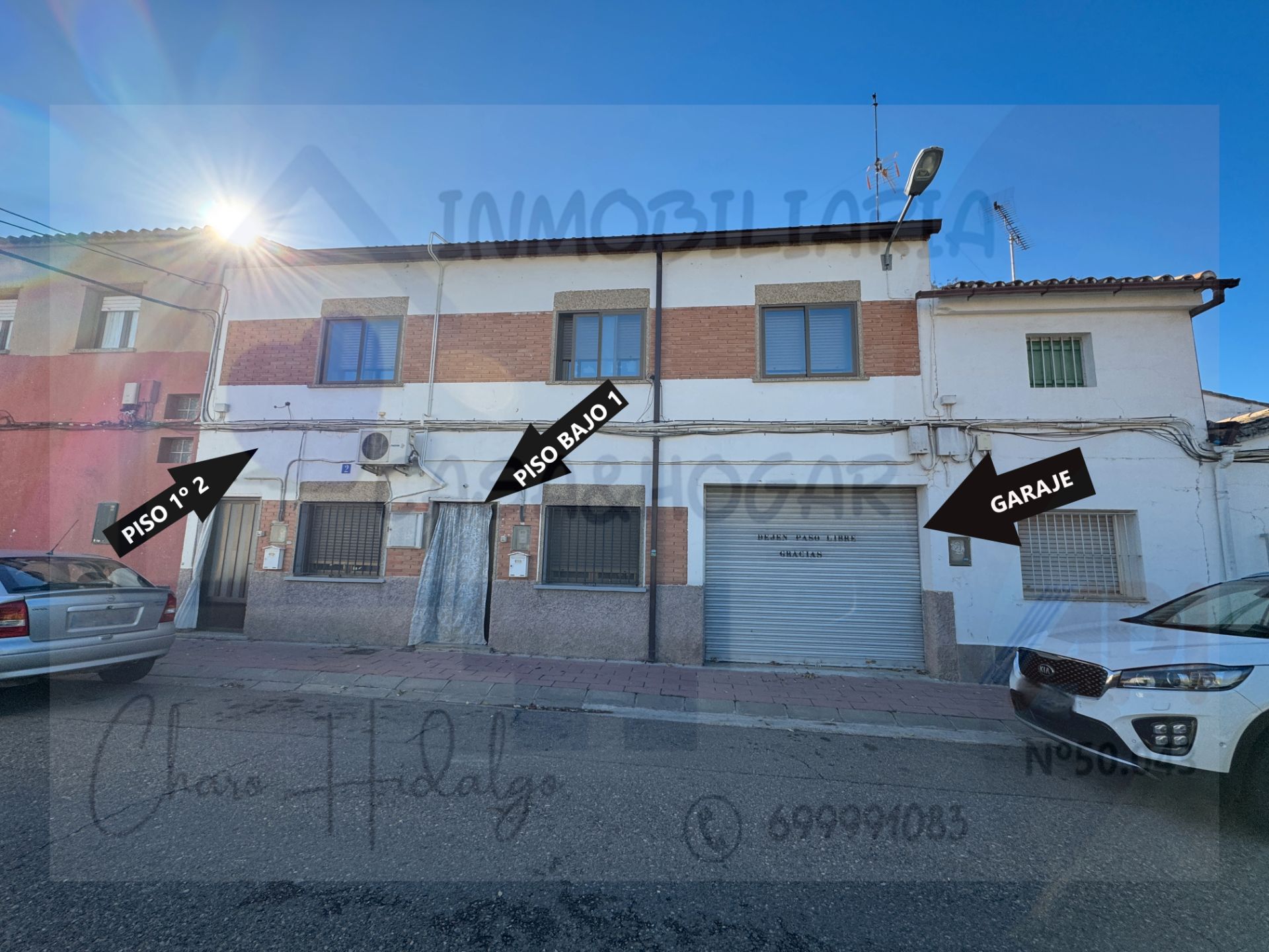 Exterior view of Flat for sale in La Puebla de Alfindén  with Heating