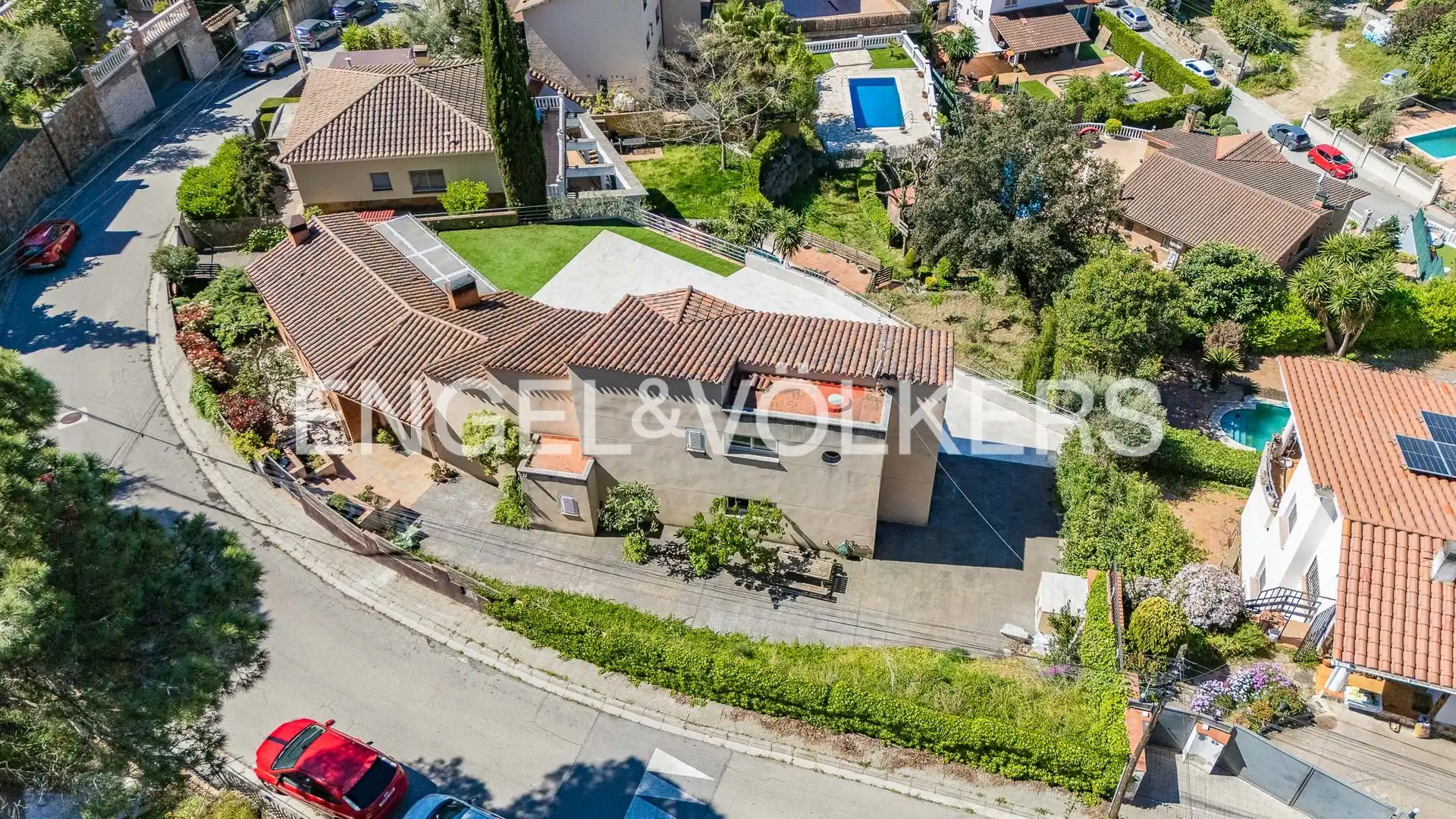Vista exterior de Casa o xalet en venda en Sant Fost de Campsentelles amb Calefacció, Jardí privat i Parquet