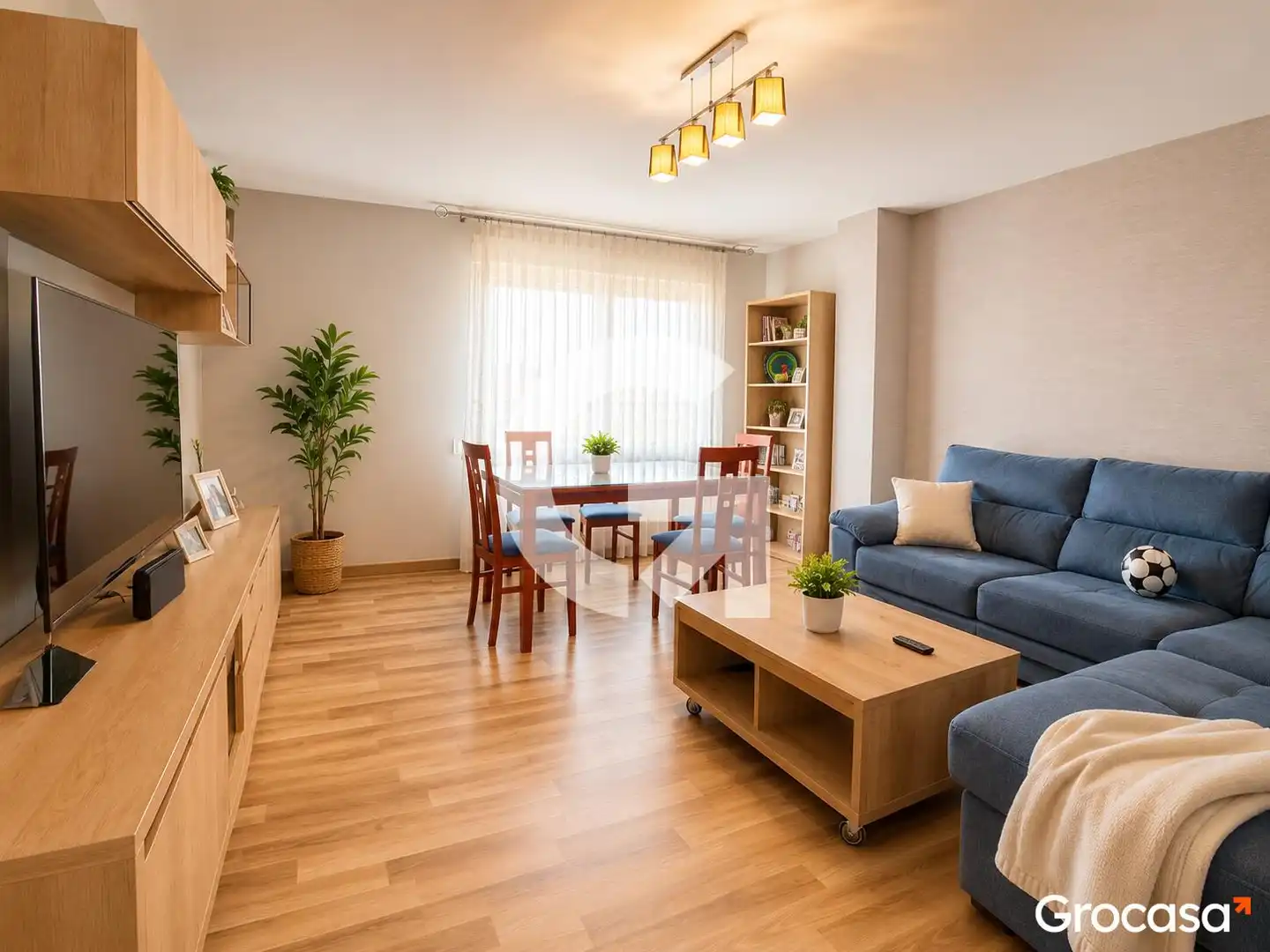 Sala de estar de Piso en venta en Sagunto / Sagunt con Aire acondicionado, Calefacción y Horno