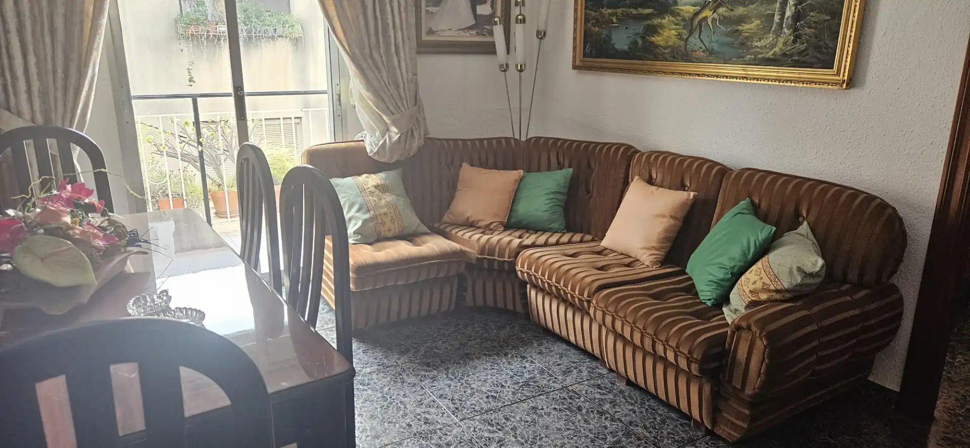 Sala de estar de Piso en venta en La Canonja con Aire acondicionado, Trastero y Amueblado