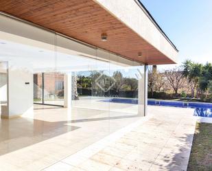 Exterior view of House or chalet for sale in Esplugues de Llobregat  with Air Conditioner, Heating and Private garden