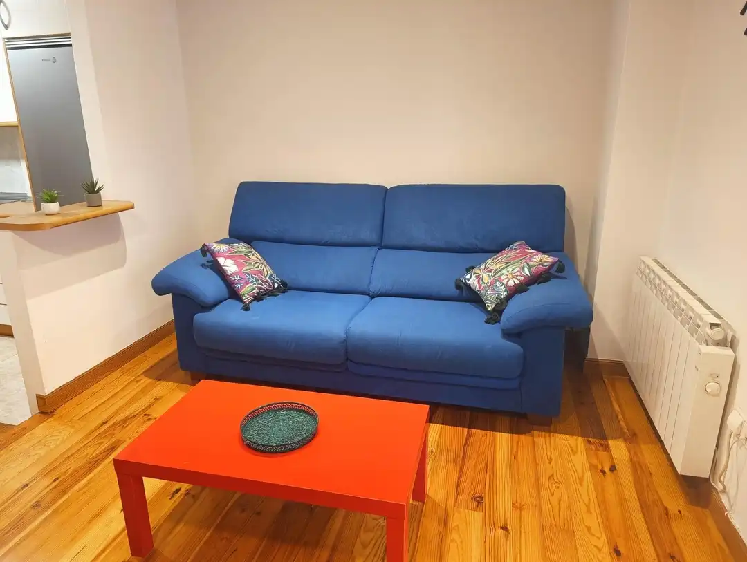 Sala d'estar de Pis de lloguer en  Pamplona / Iruña amb Calefacció i Balcó