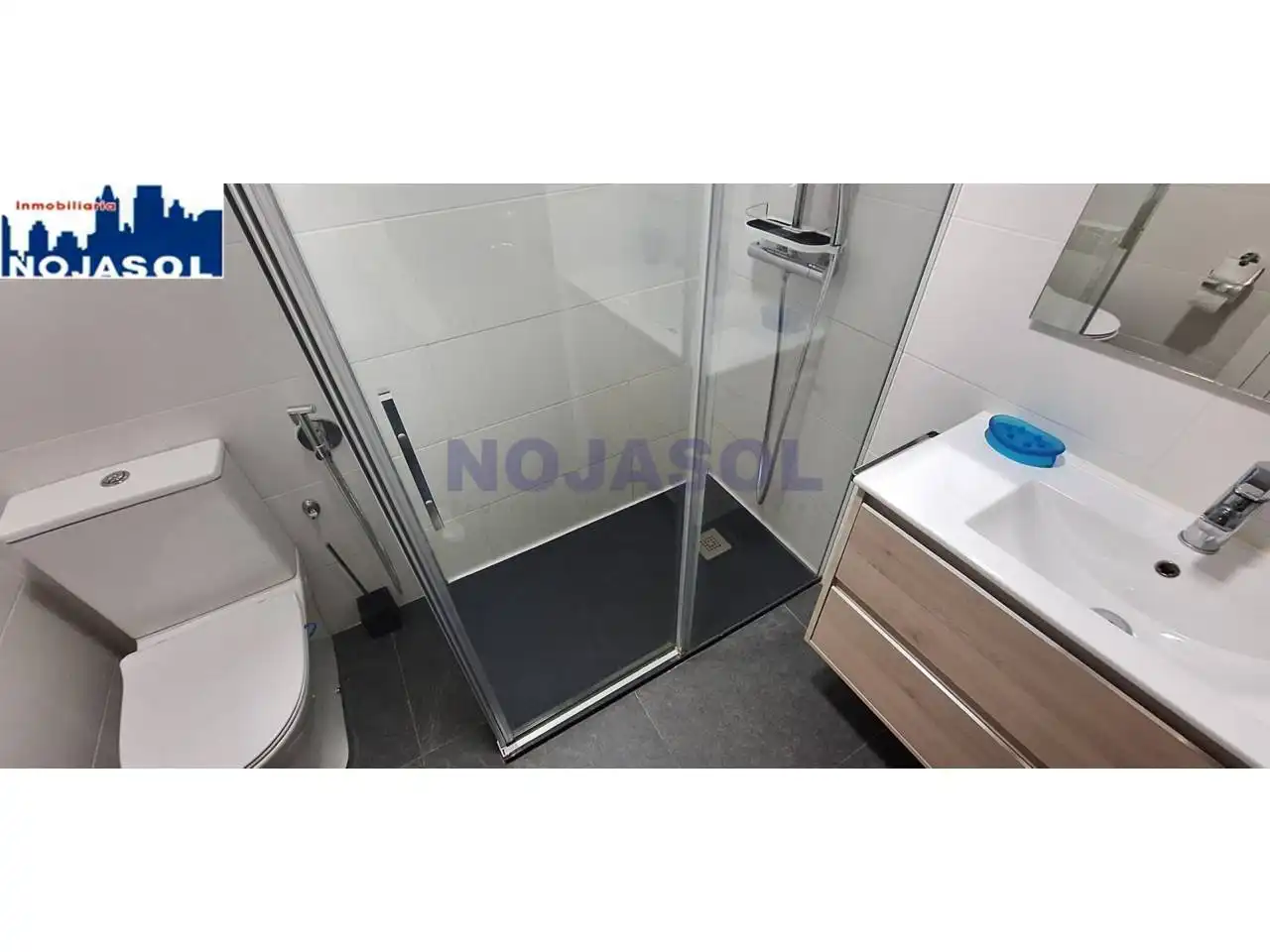 Bathroom of Flat for rent in Noja  with Heating, Terrace and Furnished