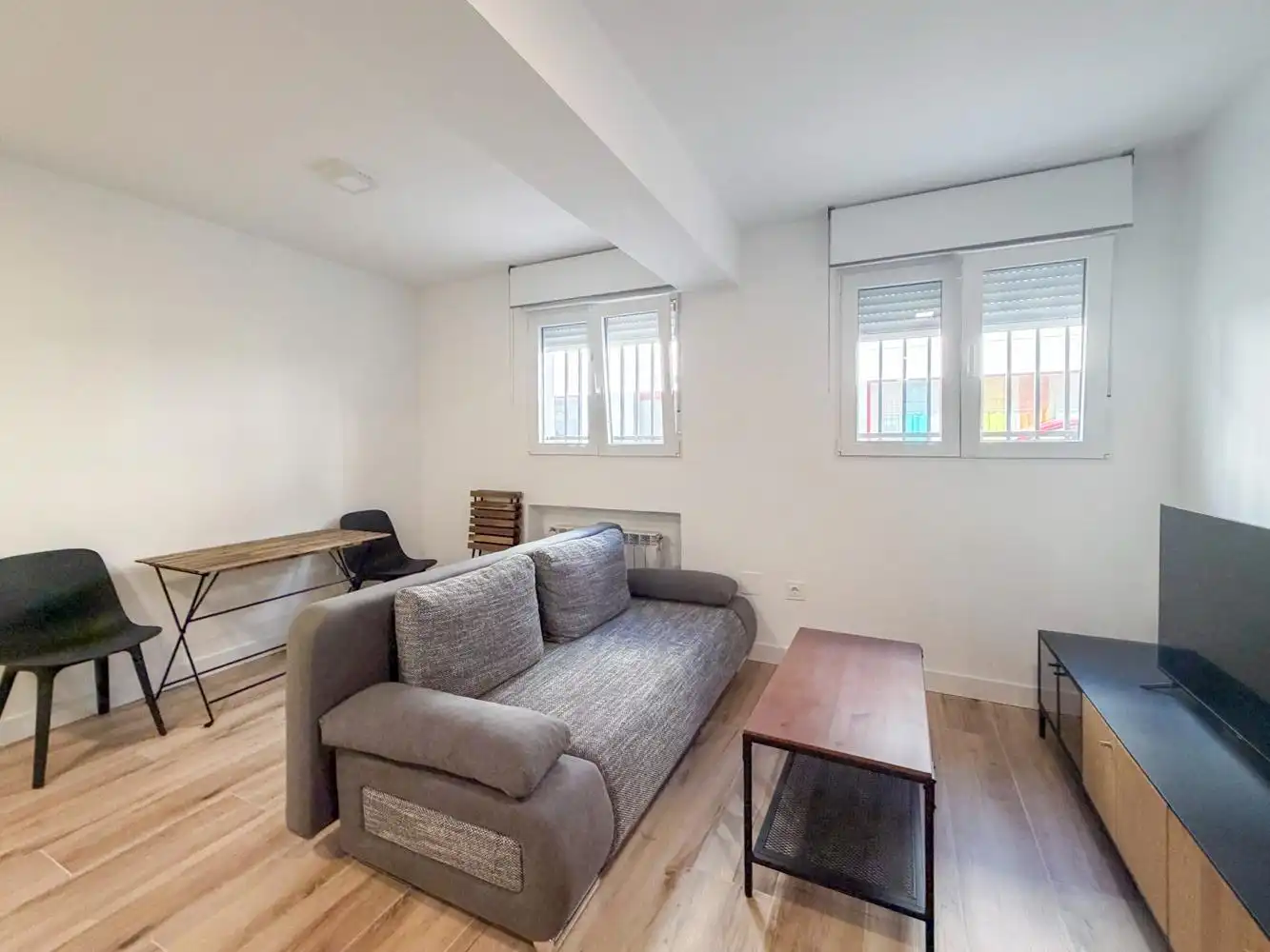 Living room of Lofts for rent in Madrid  with Air Conditioner, Heating and Furnished