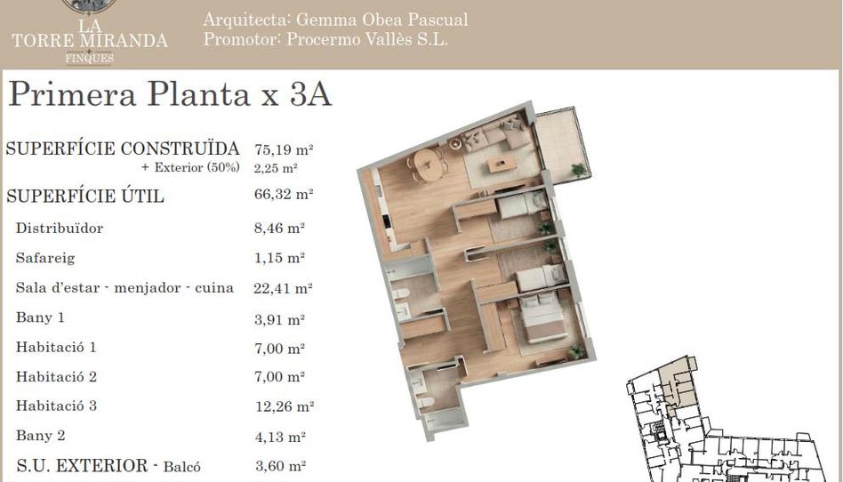 Foto 1 von Wohnung zum Verkauf in Carrer Montseny, 19, Llinars del Vallès, Barcelona