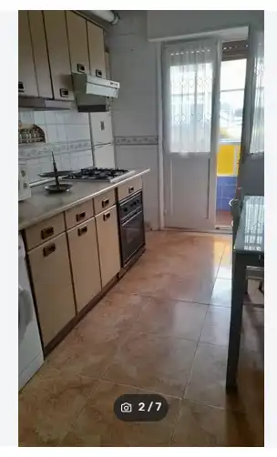 Cocina de Apartamento en venta en Medina de Pomar con Calefacción, Terraza y Amueblado