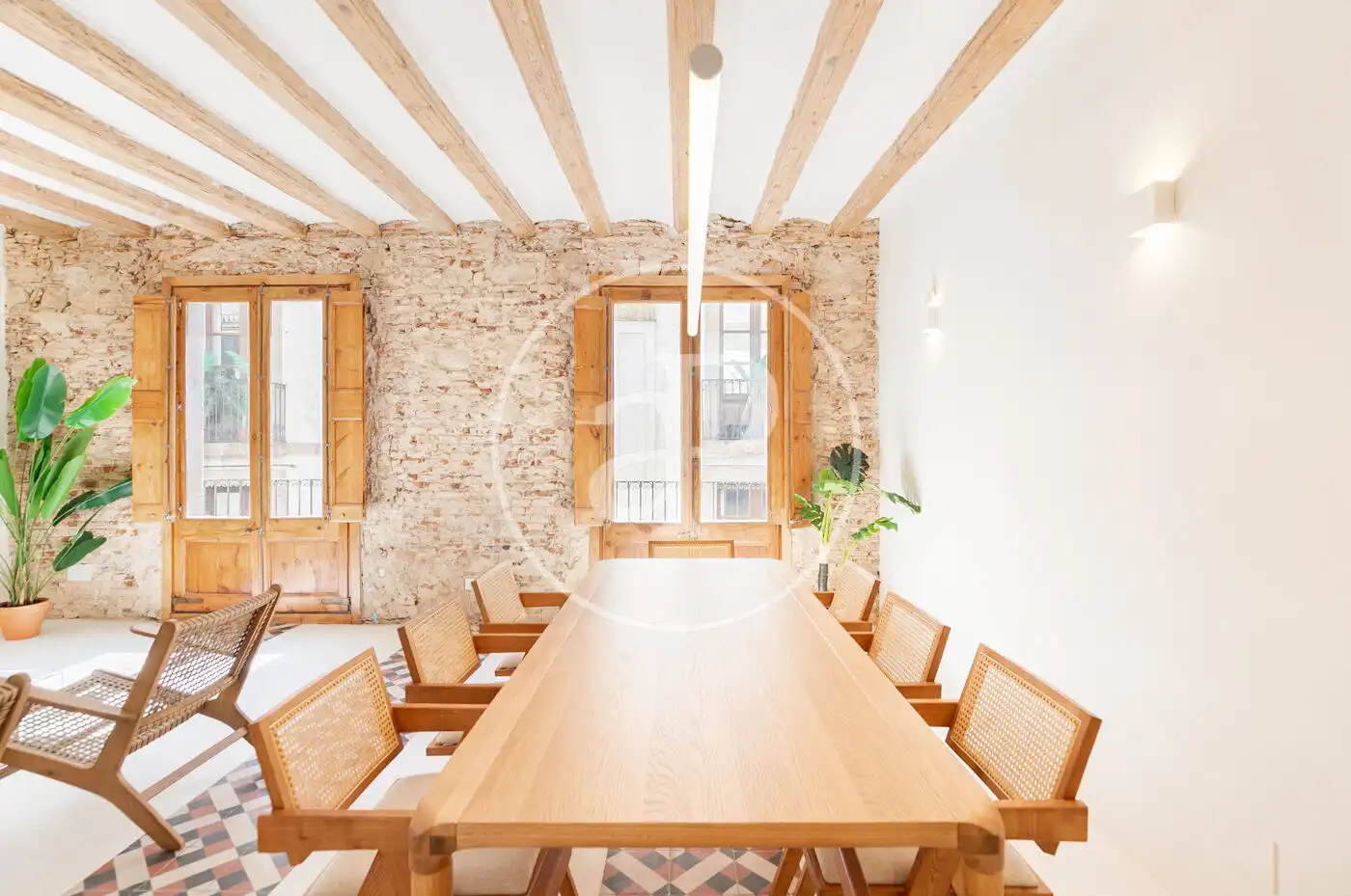 Comedor de Piso en venta en Barcelona con Calefacción, Amueblado y Balcón
