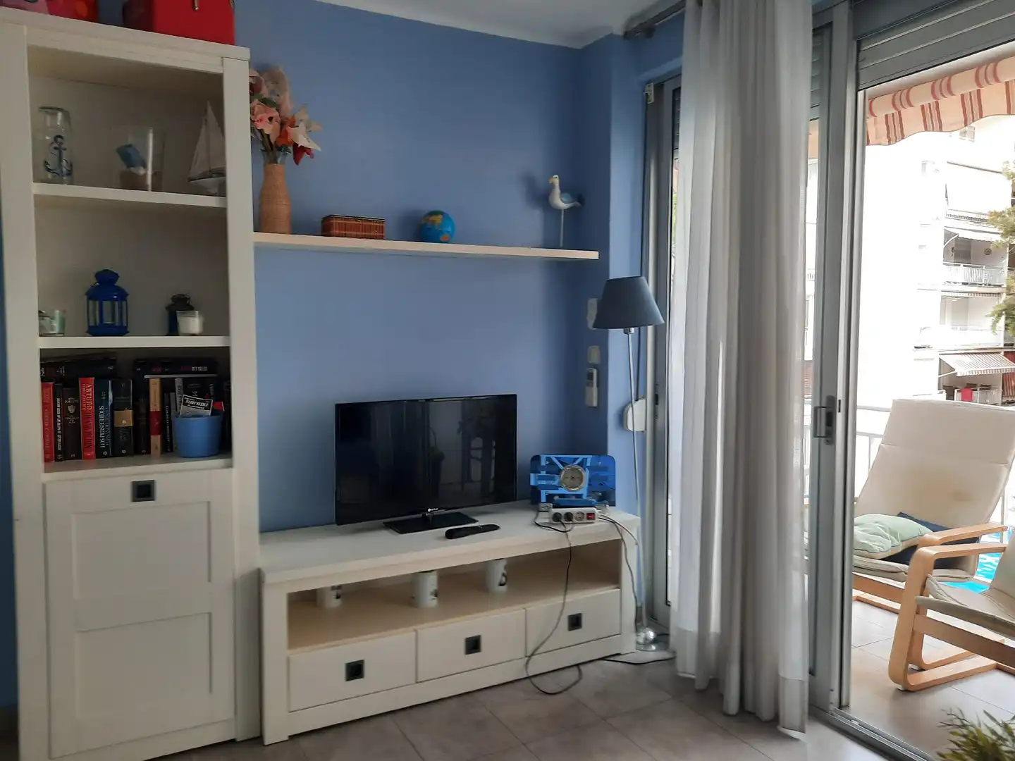Sala de estar de Apartamento de alquiler en Salou con Calefacción, Terraza y Piscina