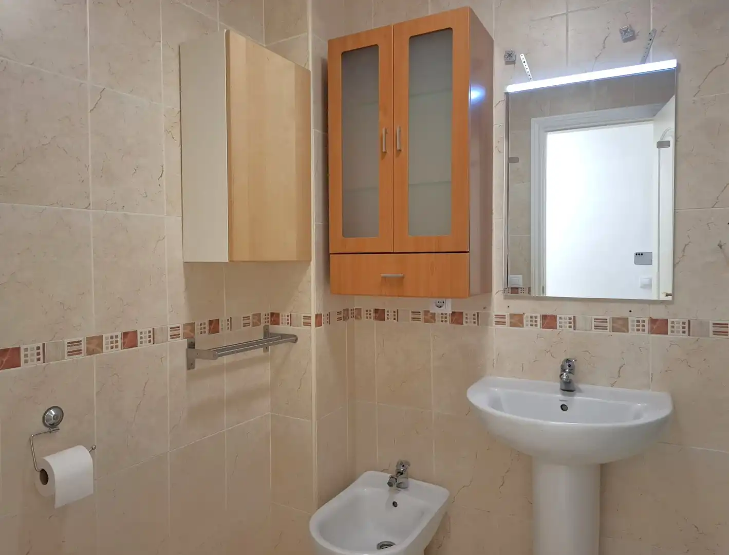 Baño de Apartamento en venta en Málaga