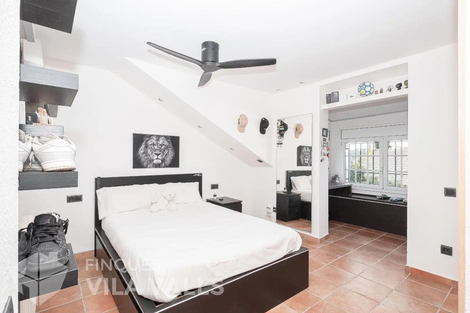 Dormitori de Casa o xalet en venda en Caldes de Montbui amb Calefacció, Jardí privat i Terrassa