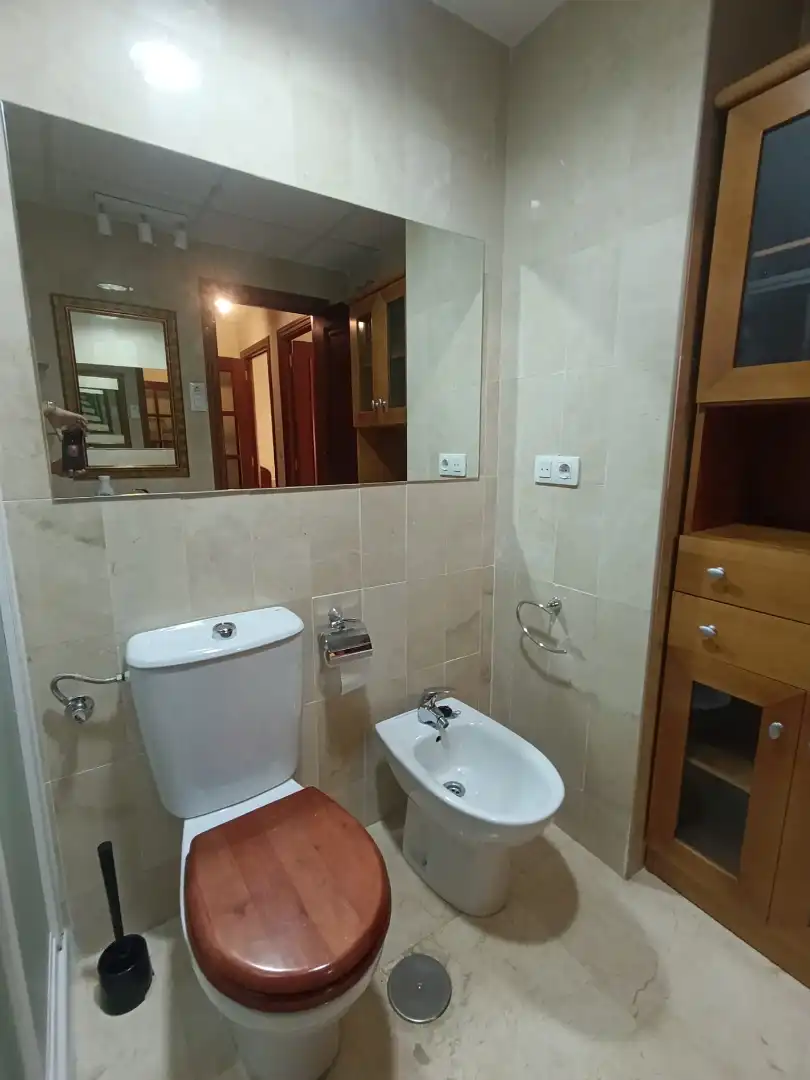 Badezimmer von Wohnungen zur Miete in Málaga mit Klimaanlage, Abstellraum und Möbliert