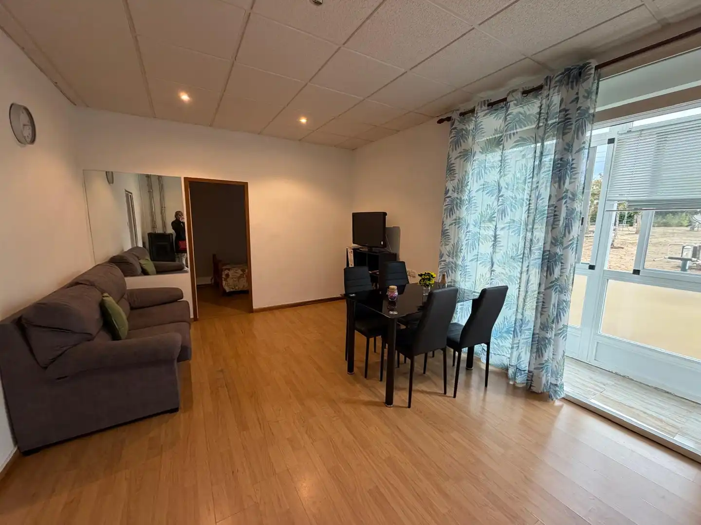 Living room of Flat for sale in A Pobra de Trives   with Heating, Furnished and Oven