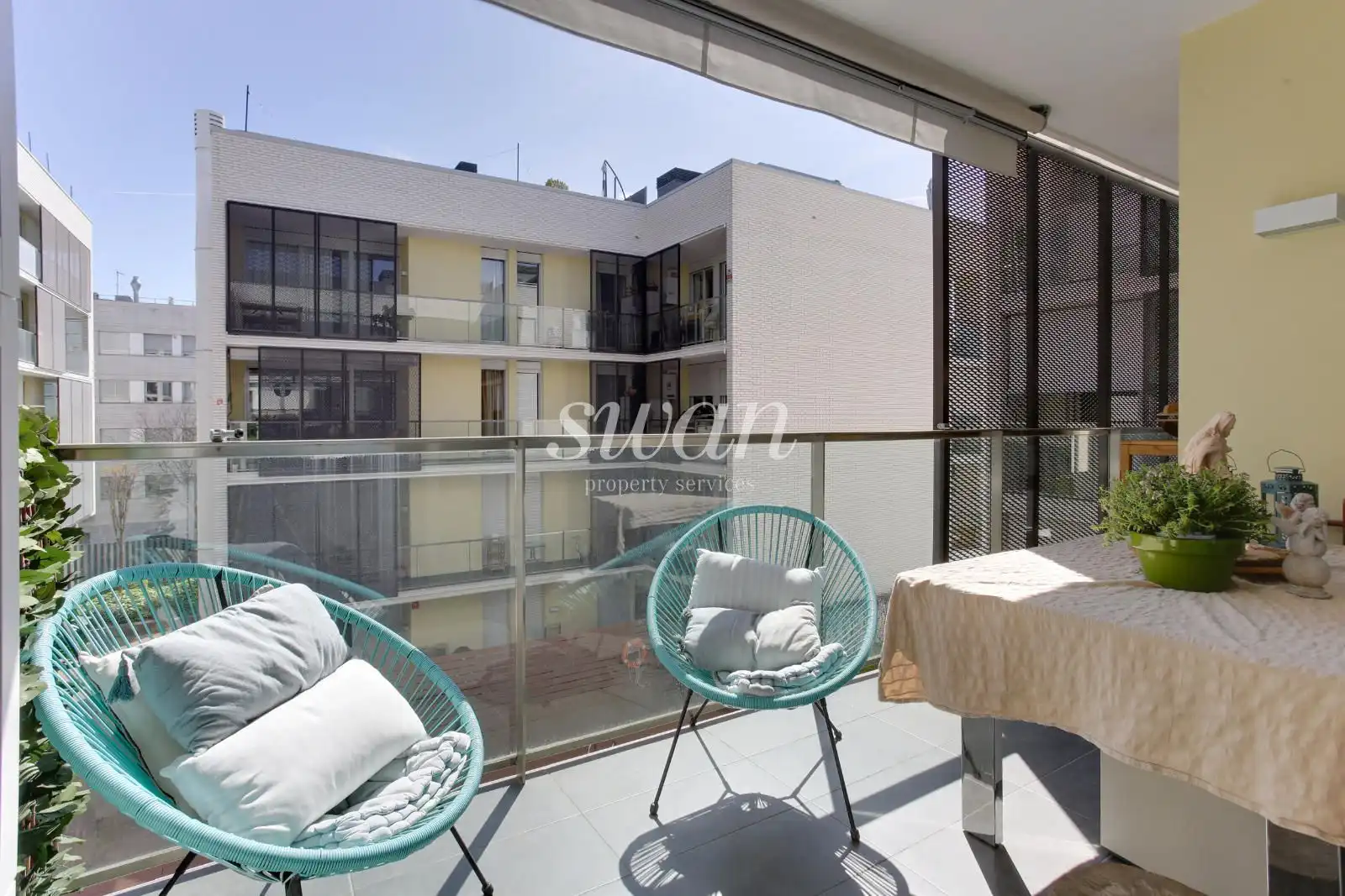 Terrace of Flat for sale in Sant Cugat del Vallès  with Air Conditioner, Heating and Terrace
