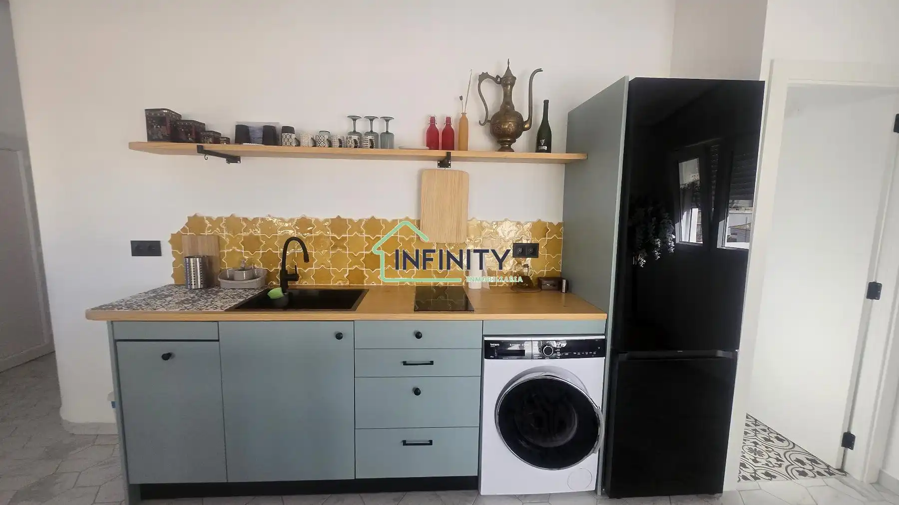 Kitchen of Houses for sale in Oliva  with Air Conditioner, Heating and Terrace