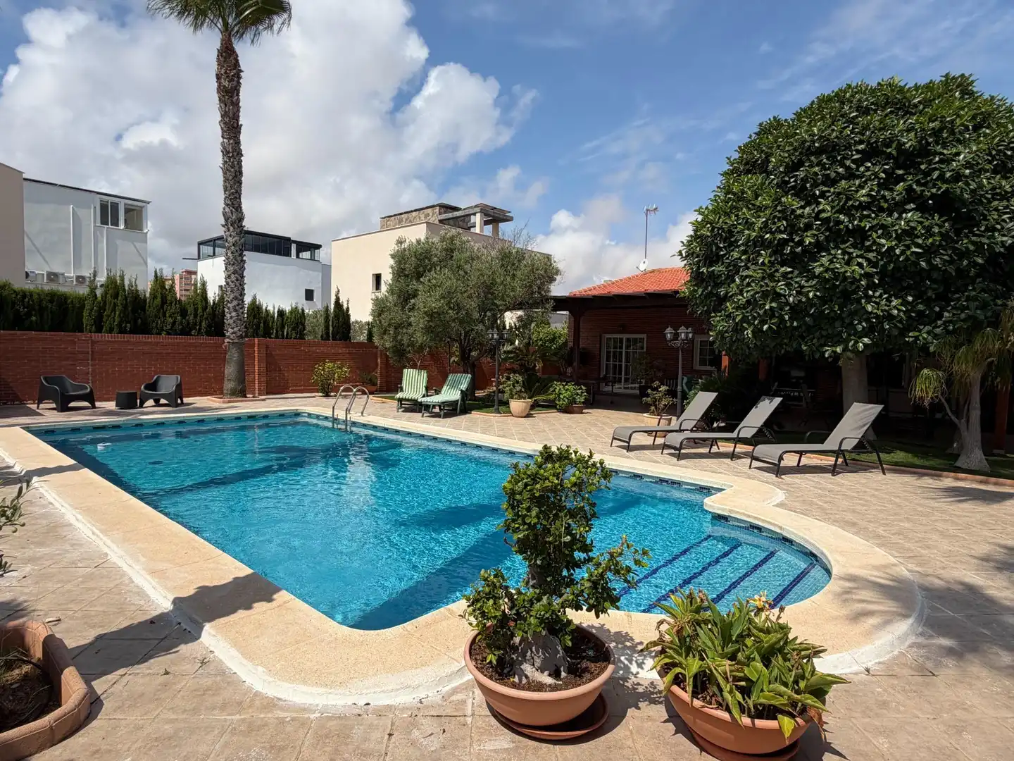 Swimming pool of Houses for sale in Cartagena  with Air Conditioner, Heating and Private garden