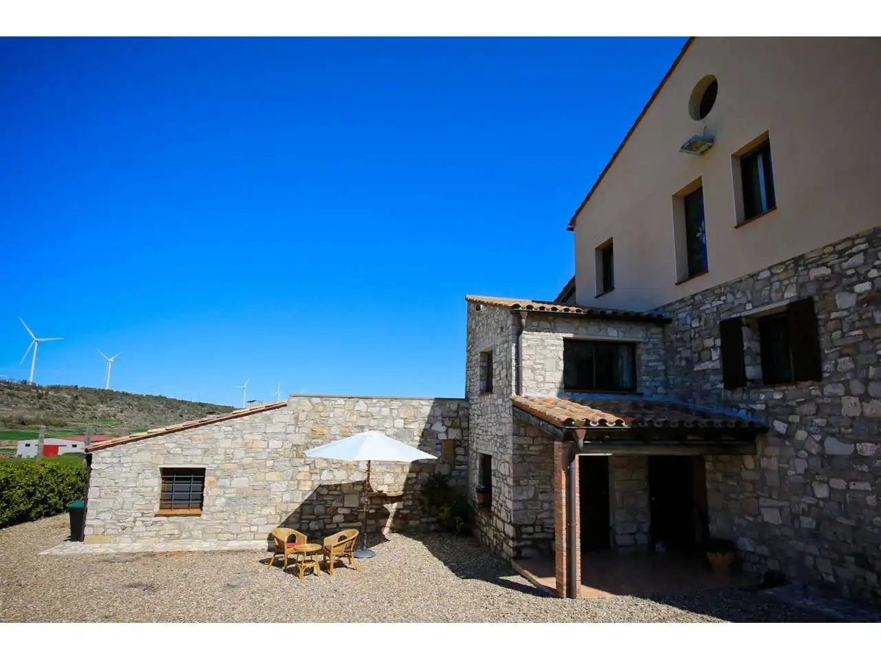 Vista exterior de Finca rústica en venta en Forès con Calefacción, Jardín privado y Terraza