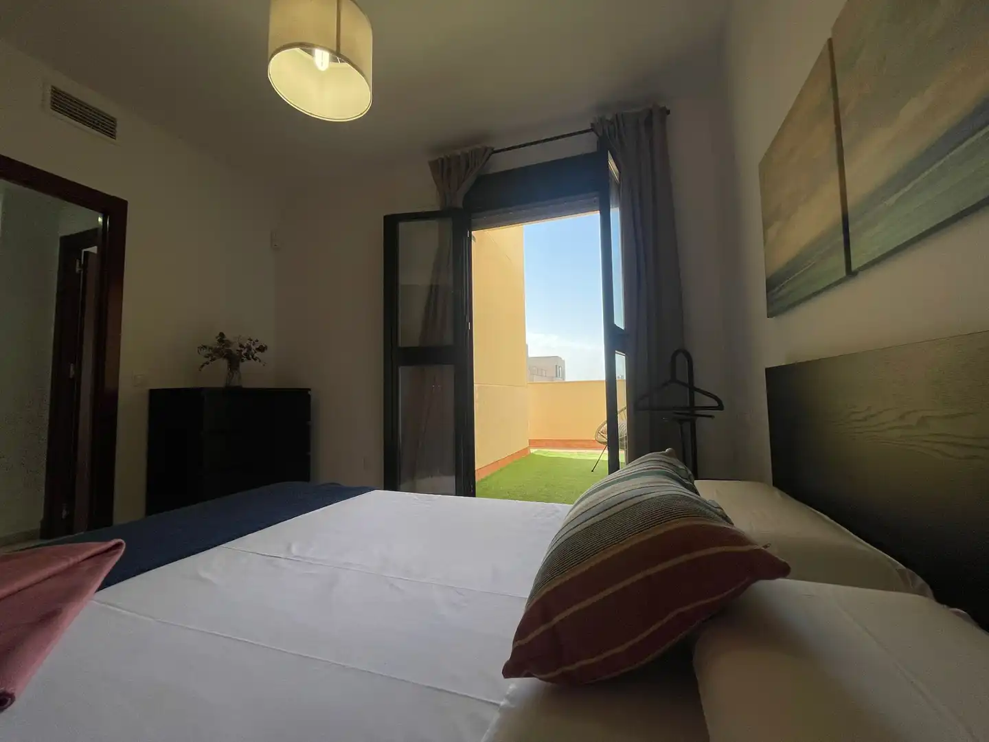 Bedroom of Flat for sale in Jerez de la Frontera  with Air Conditioner, Parquet flooring and Terrace