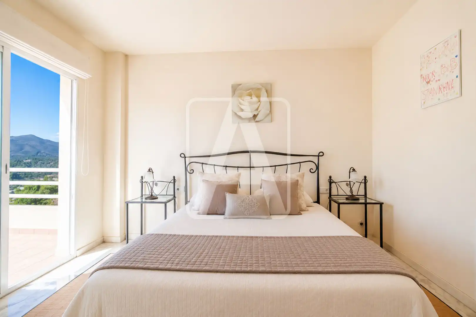 Bedroom of Houses for sale in Calpe / Calp  with Air Conditioner, Heating and Private garden