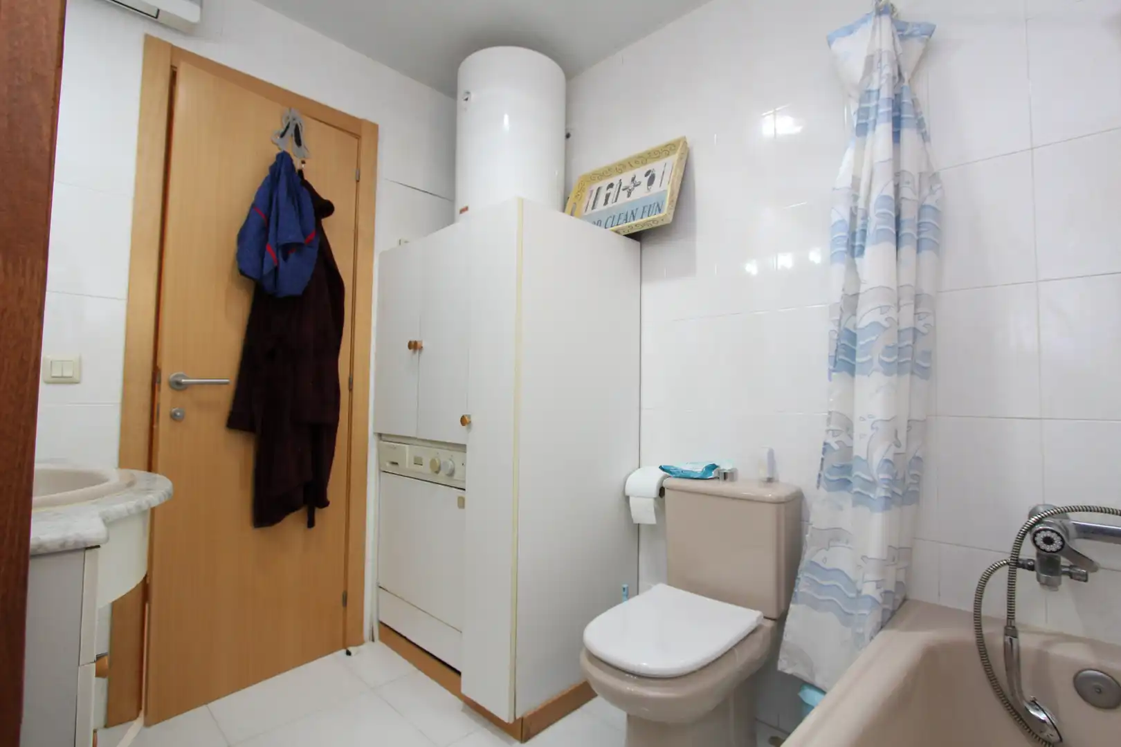 Baño de Apartamento en venta en Mont-roig del Camp con Aire acondicionado, Jardín privado y Terraza
