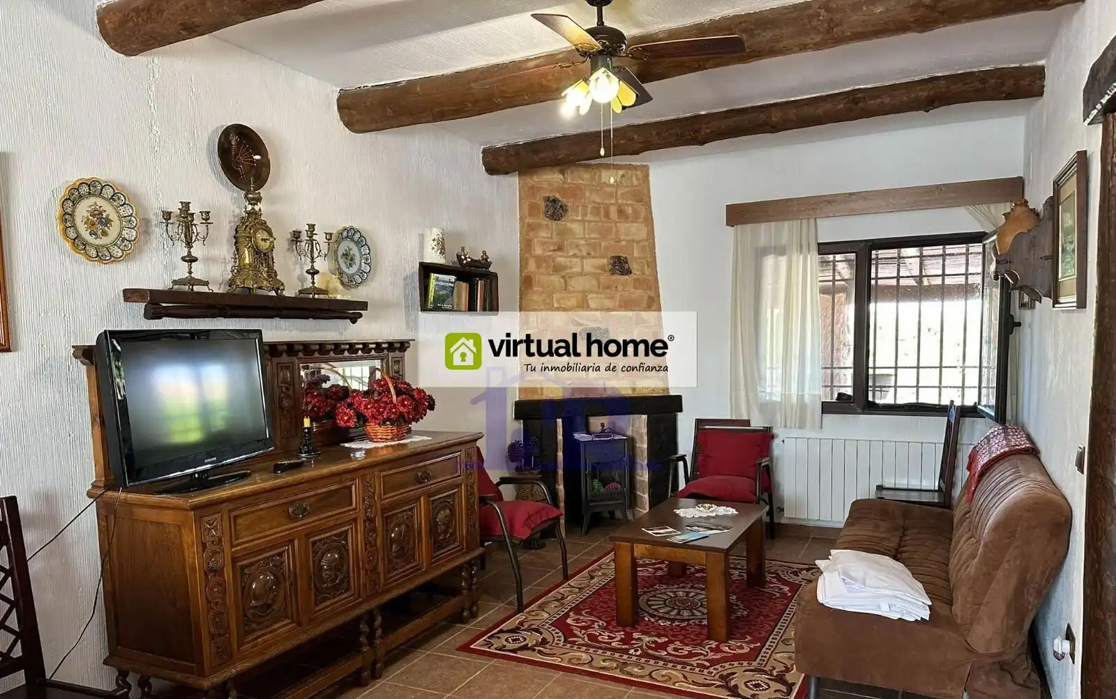 Sala de estar de Casa o chalet en venta en Cuenca con Aire acondicionado