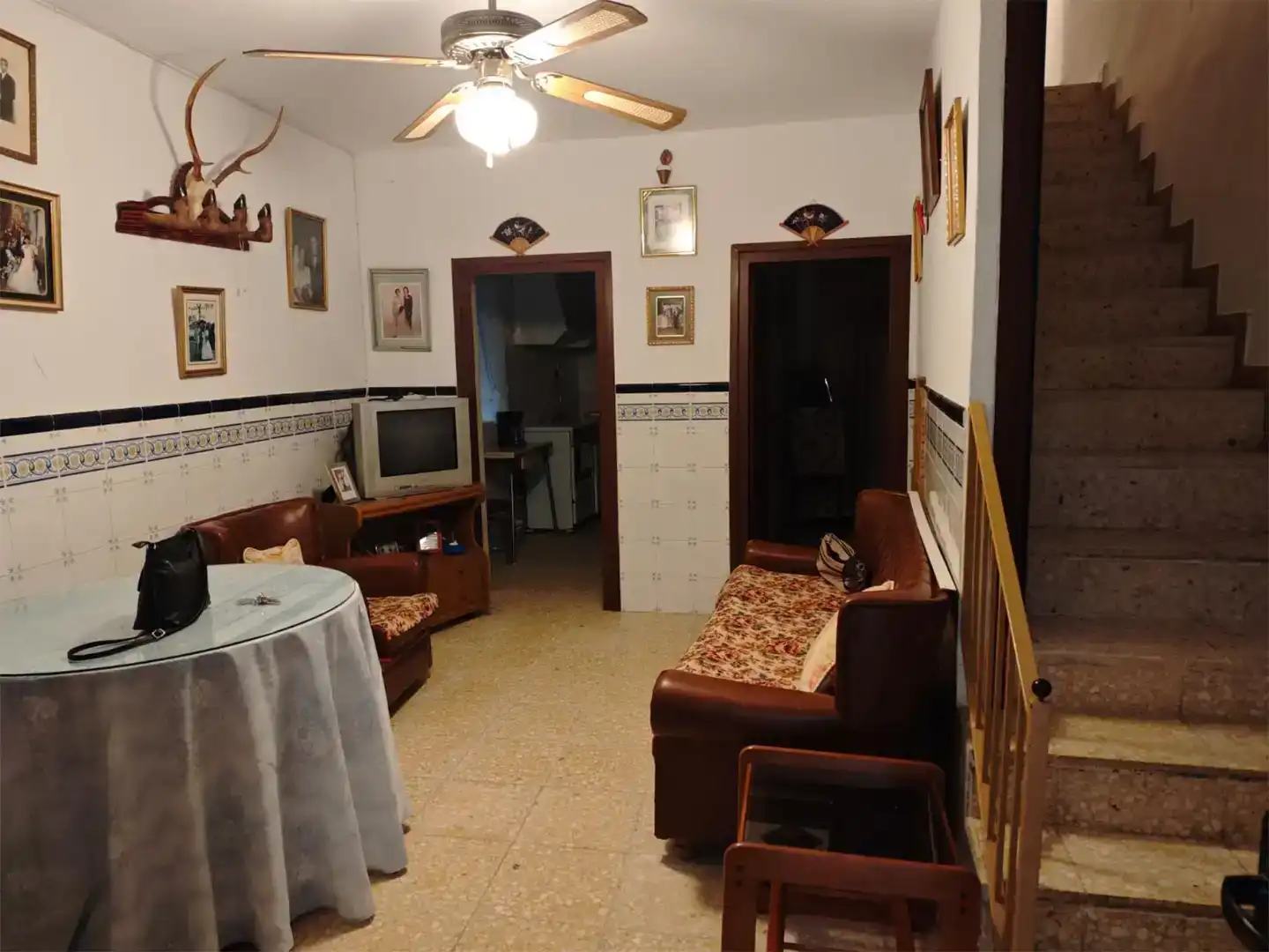 Sala de estar de Casa o chalet en venta en Salvatierra de Santiago con Jardín privado y Amueblado
