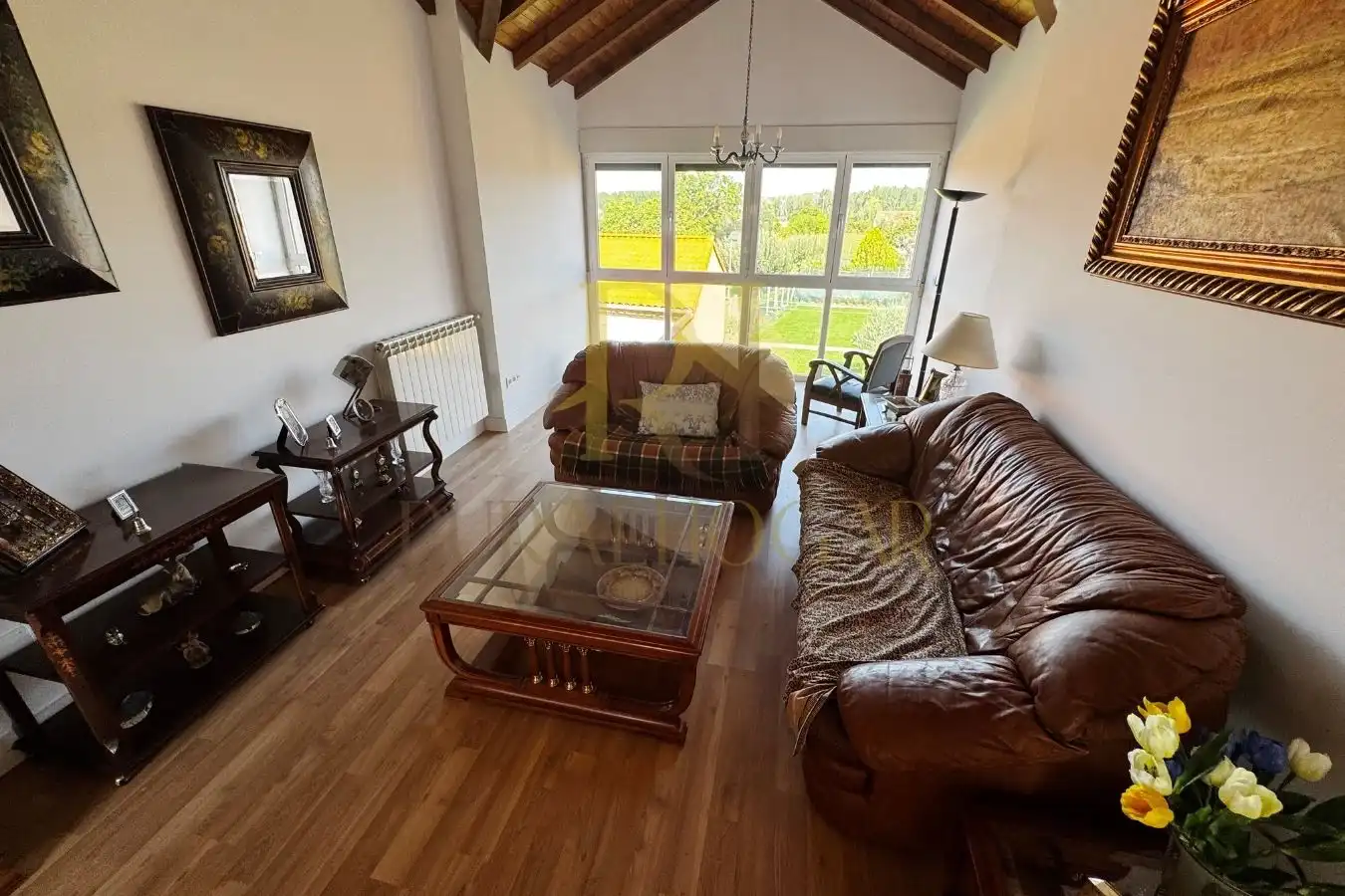 Sala de estar de Casa o chalet en venta en Valdepolo con Calefacción, Jardín privado y Terraza
