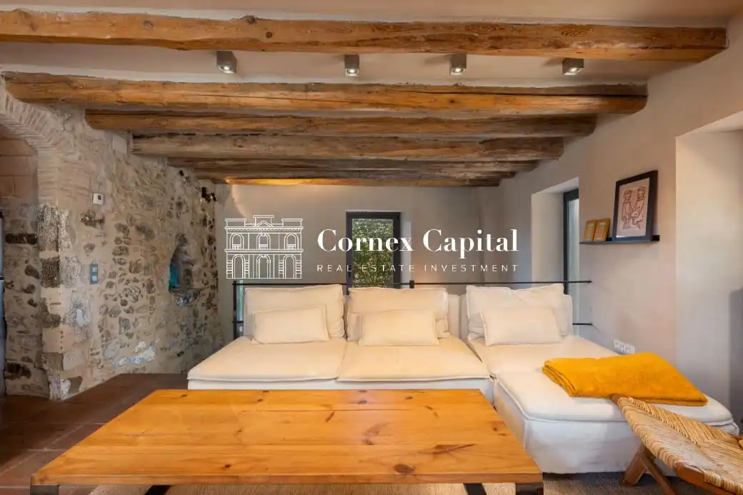 Living room of Houses for sale in Jafre, Girona