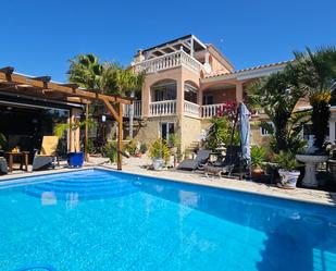 Exterior view of House or chalet for sale in Càlig  with Private garden, Terrace and Swimming Pool