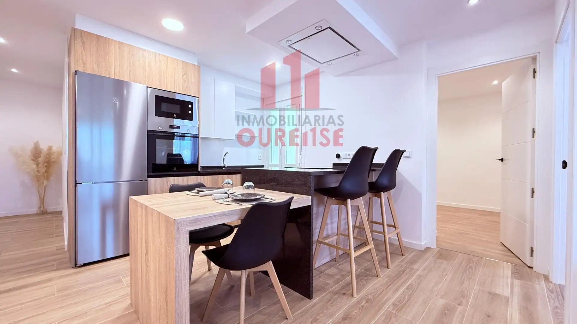 Cocina de Piso de alquiler en Ourense Capital  con Calefacción y Amueblado
