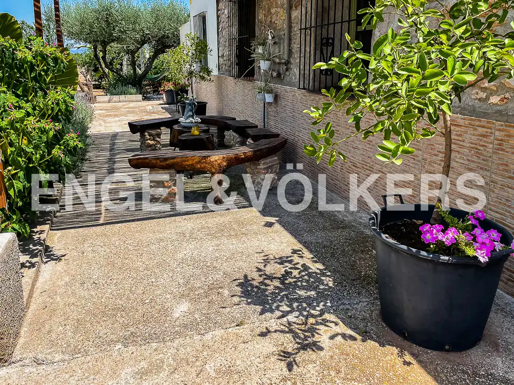 Terraza de Casa o chalet en venta en Almazora / Almassora con Calefacción, Jardín privado y Terraza