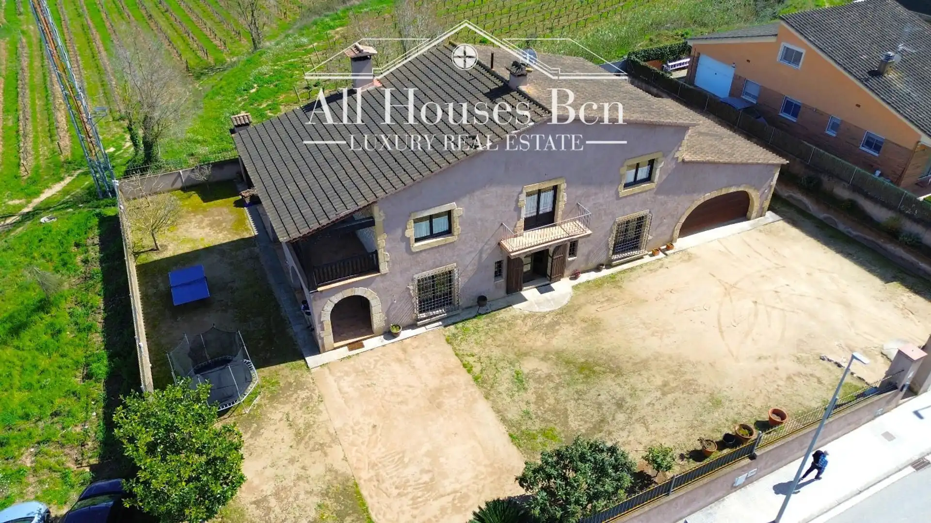 Vista exterior de Casa o chalet en venta en Montornès del Vallès con Trastero y Balcón