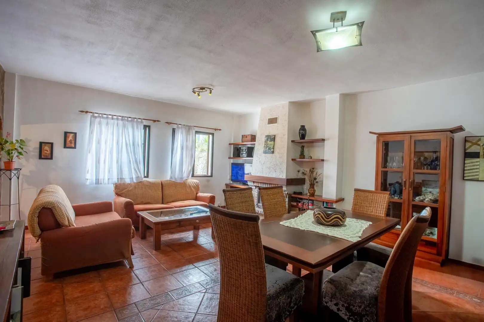 Sala d'estar de Casa adosada en venda en El Sauzal amb Terrassa, Traster i Balcó