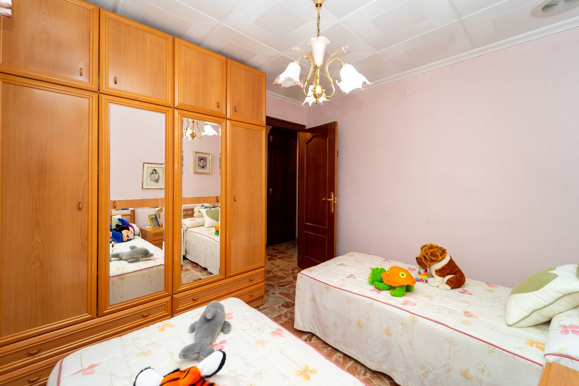 Bedroom of Flat for sale in Alicante / Alacant  with Air Conditioner