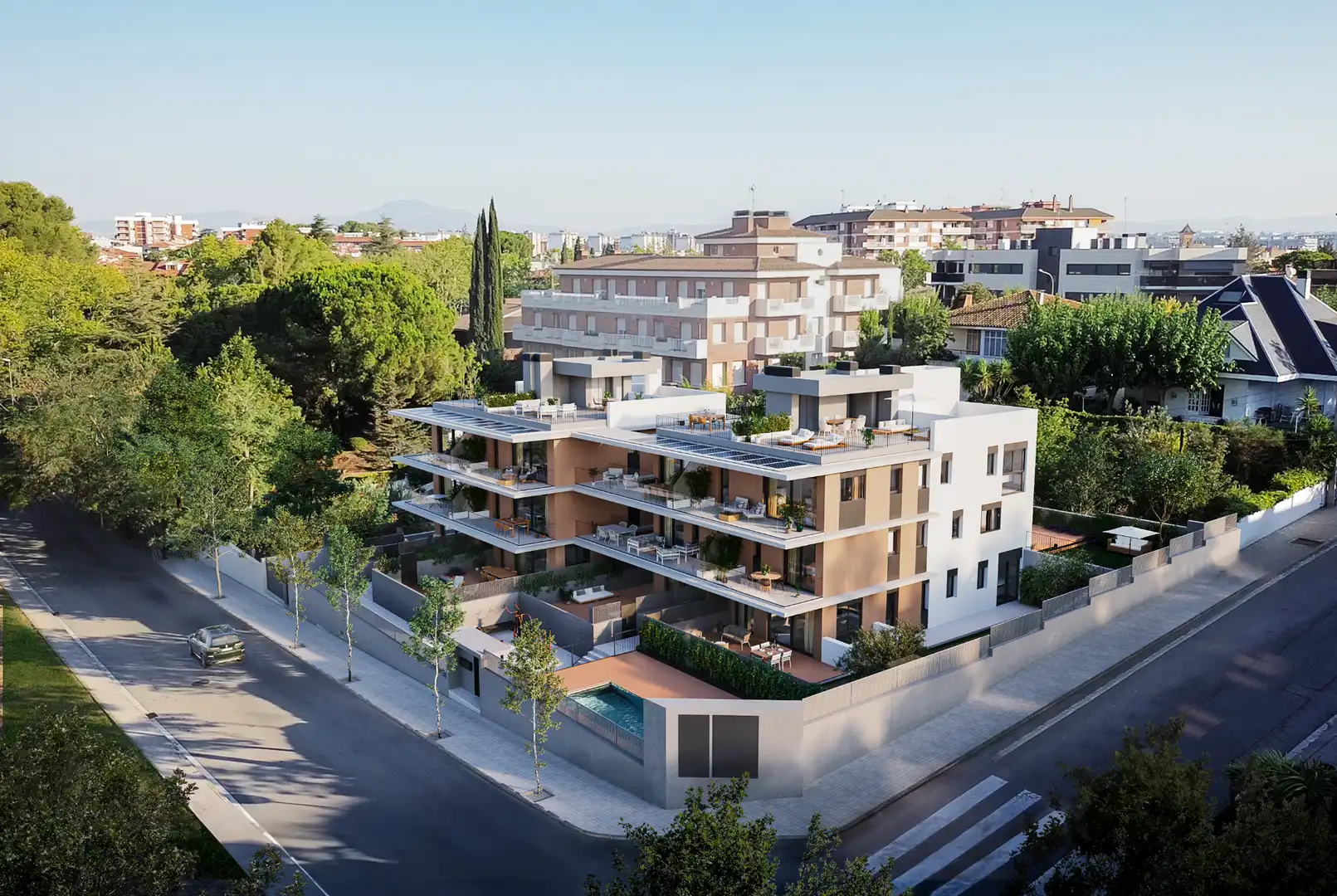 Piso de obra nueva con terraza en venta en Carrer de Sant Magí 9