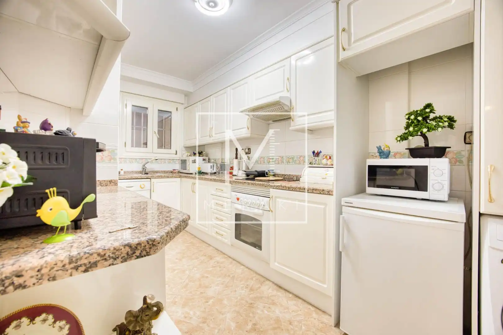 Cocina de Apartamento en venta en Calpe / Calp con Aire acondicionado, Jardín privado y Terraza