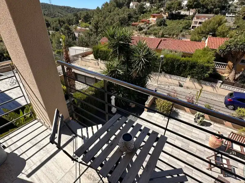 Terrassa de Casa o xalet en venda en Cunit amb Aire condicionat, Piscina i Balcó