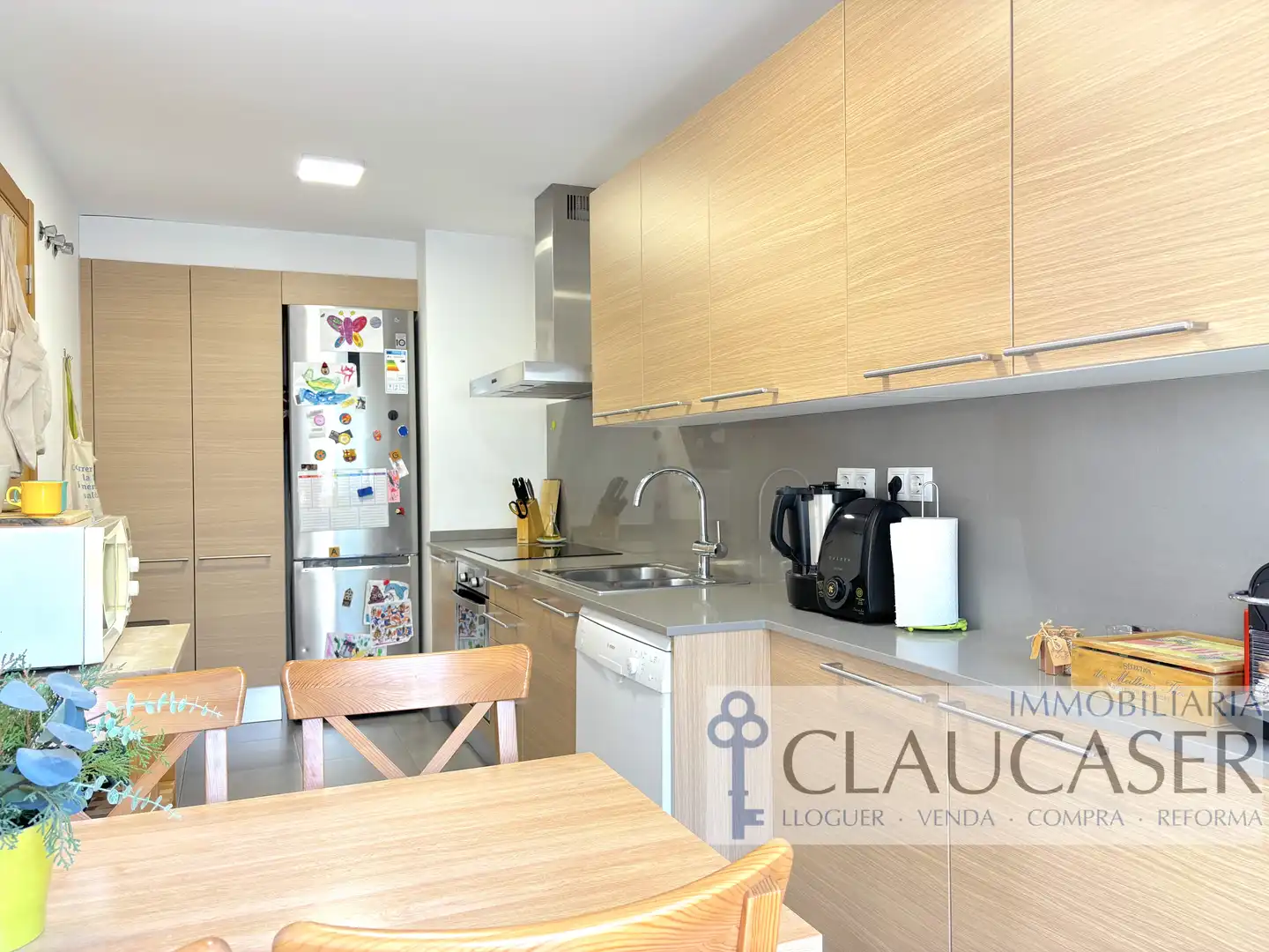 Kitchen of Flat for sale in Sabadell  with Heating, Private garden and Terrace