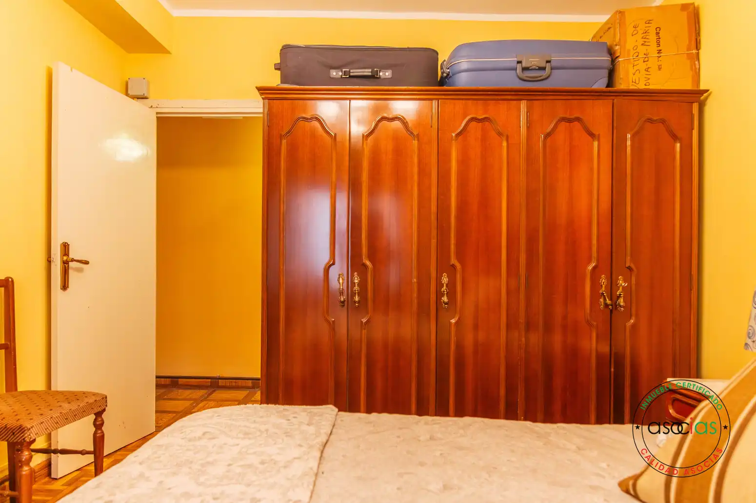 Bedroom of Flat for sale in Nava  with Heating and Balcony