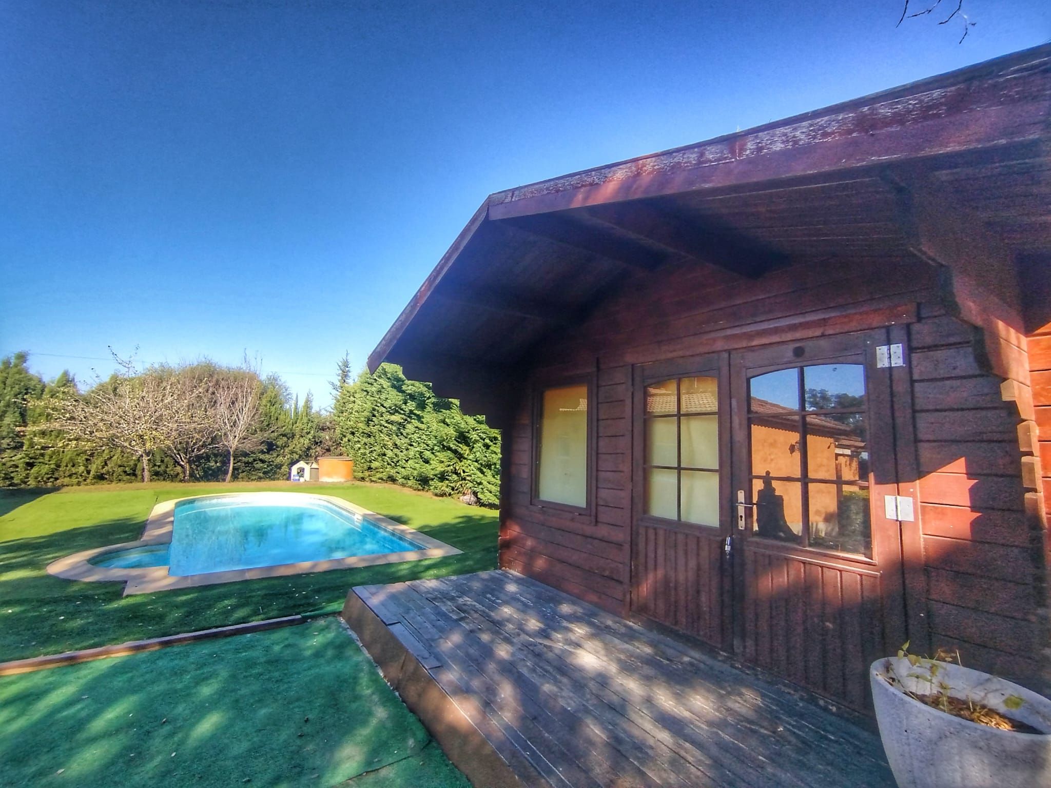 Jardí de Casa o xalet en venda en Caldes de Malavella amb Piscina