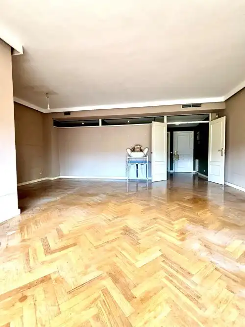 Dining room of Flat for rent in Madrid  with Heating, Parquet flooring and Terrace