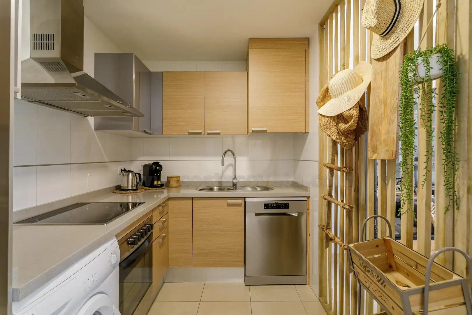 Kitchen of Apartments for sale in El Campello  with Air Conditioner, Terrace and Furnished
