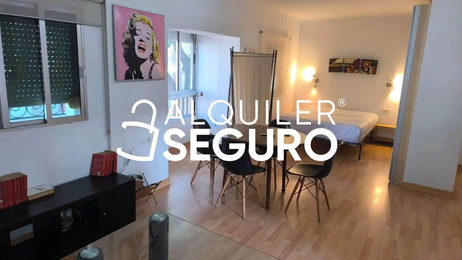 Bedroom of Study for rent in Sevilla  with Air Conditioner and Furnished